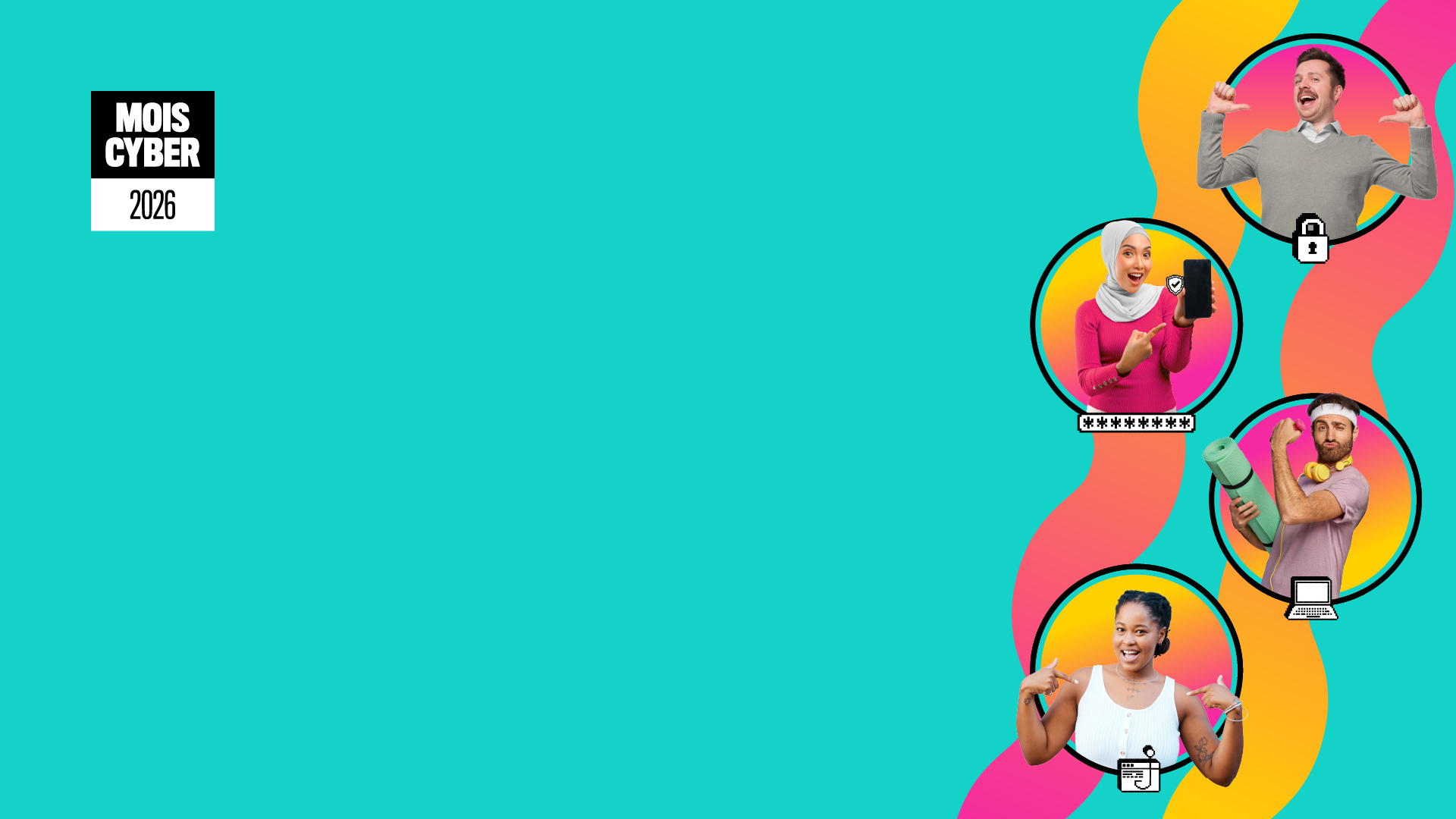 Cyber month virtual meeting background