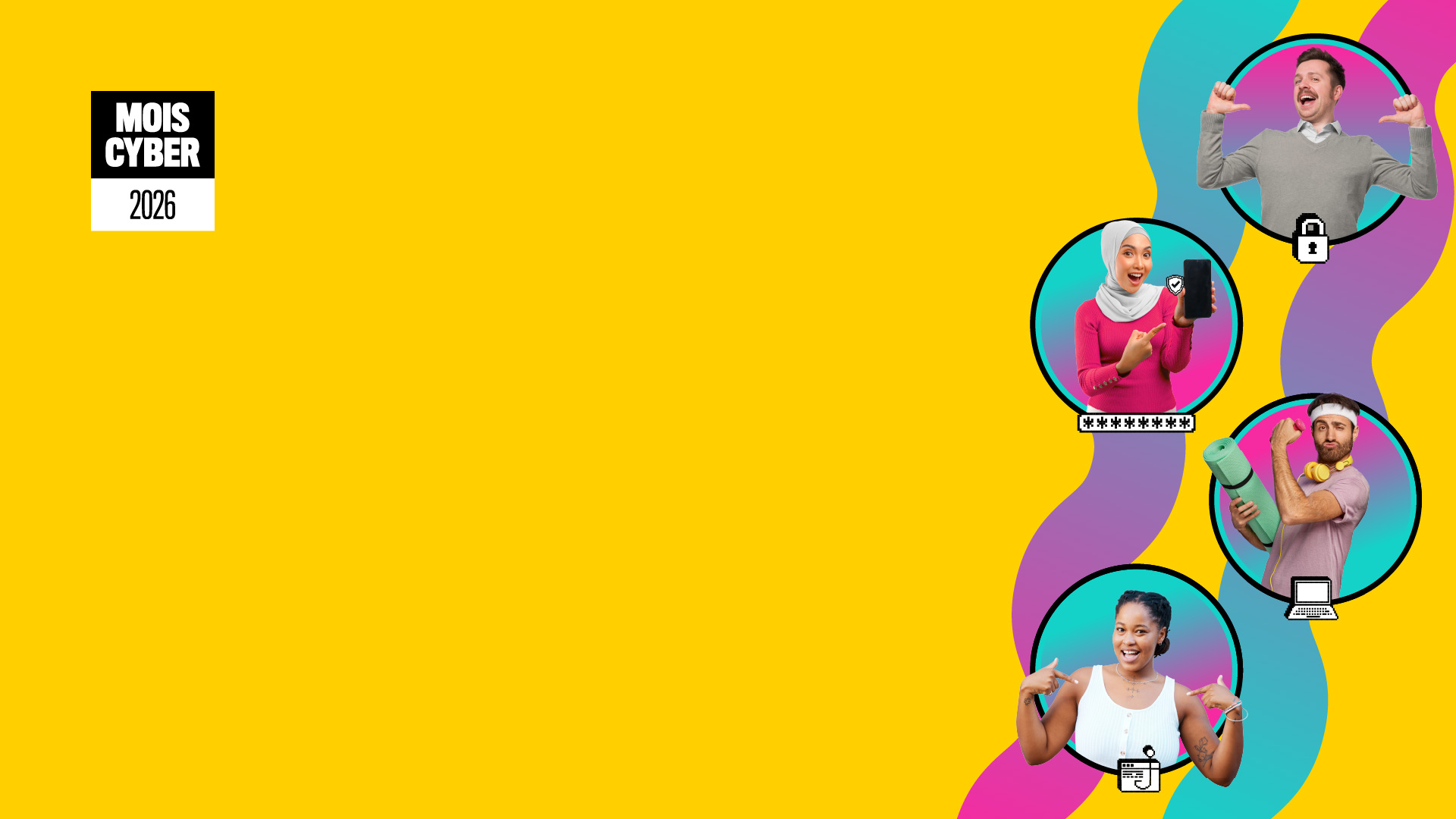 Cyber month virtual meeting background