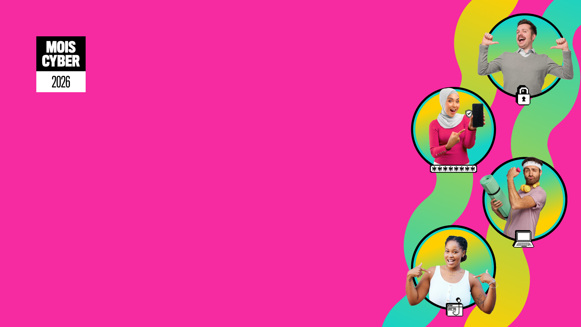 Cyber month virtual meeting background